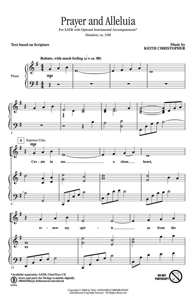 Prayer and Alleluia